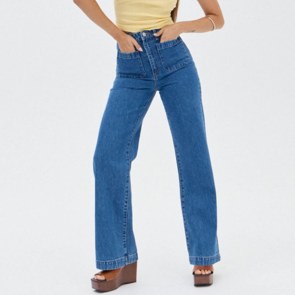 *NWT* Rolla's Sailor Jean Long, Ashley Blue